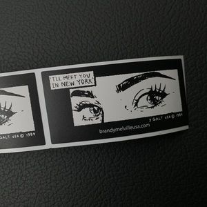 I’ll meet you in New York brandy sticker